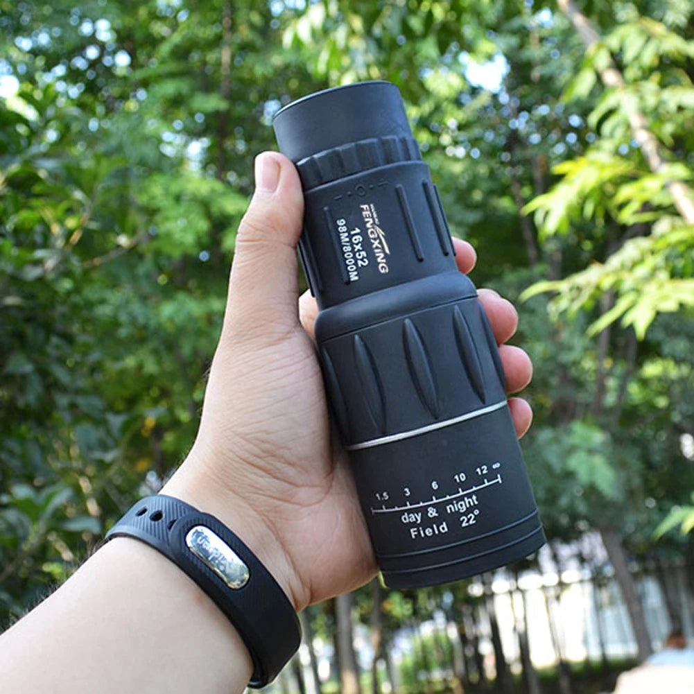 16x52 Zoom Telescope HD Portable Strong Binoculars Long Range Professional Monocular 66M/8000M For Hunting Camping