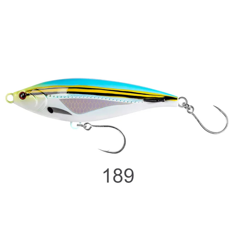 NOEBY Sinking Pencil Fishing Lure 115mm 43g 150mm 85g Long Casting,Artificial Hard Bait for Sea Bass Tuna,Stickbait Fishing Lure